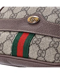 Pre-Owned Gucci Small Ophidia Belt Bag Gg Coated Canvas