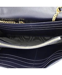 Pre-Owned Gucci Horsebit 1955 Chain Wallet Canvas with Leather