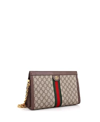 Pre-Owned Gucci Medium Ophidia Chain Shoulder Bag Gg Coated Canvas