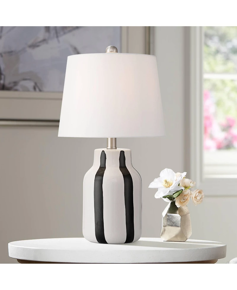 360 Lighting Cookies and Cream 20 1/2 High Ceramic Table Lamp