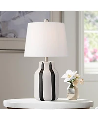 360 Lighting Cookies and Cream 20 1/2 High Ceramic Table Lamp