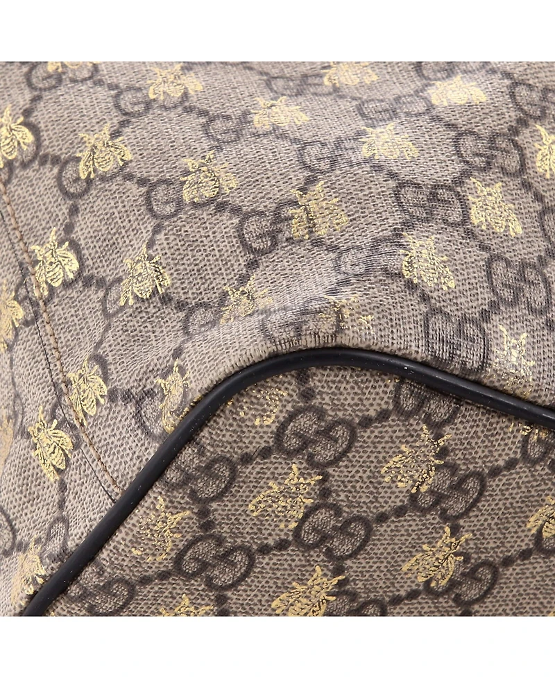 Pre-Owned Gucci Small Convertible Soft Tote Printed Gg Coated Canvas