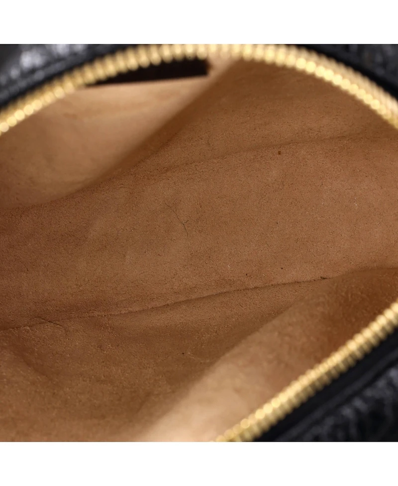 Pre-Owned Gucci Mini Ophidia Round Shoulder Bag Suede