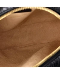 Pre-Owned Gucci Mini Ophidia Round Shoulder Bag Suede