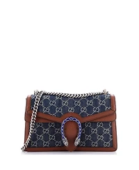 Pre-Owned Gucci Small Dionysus Bag Gg Denim
