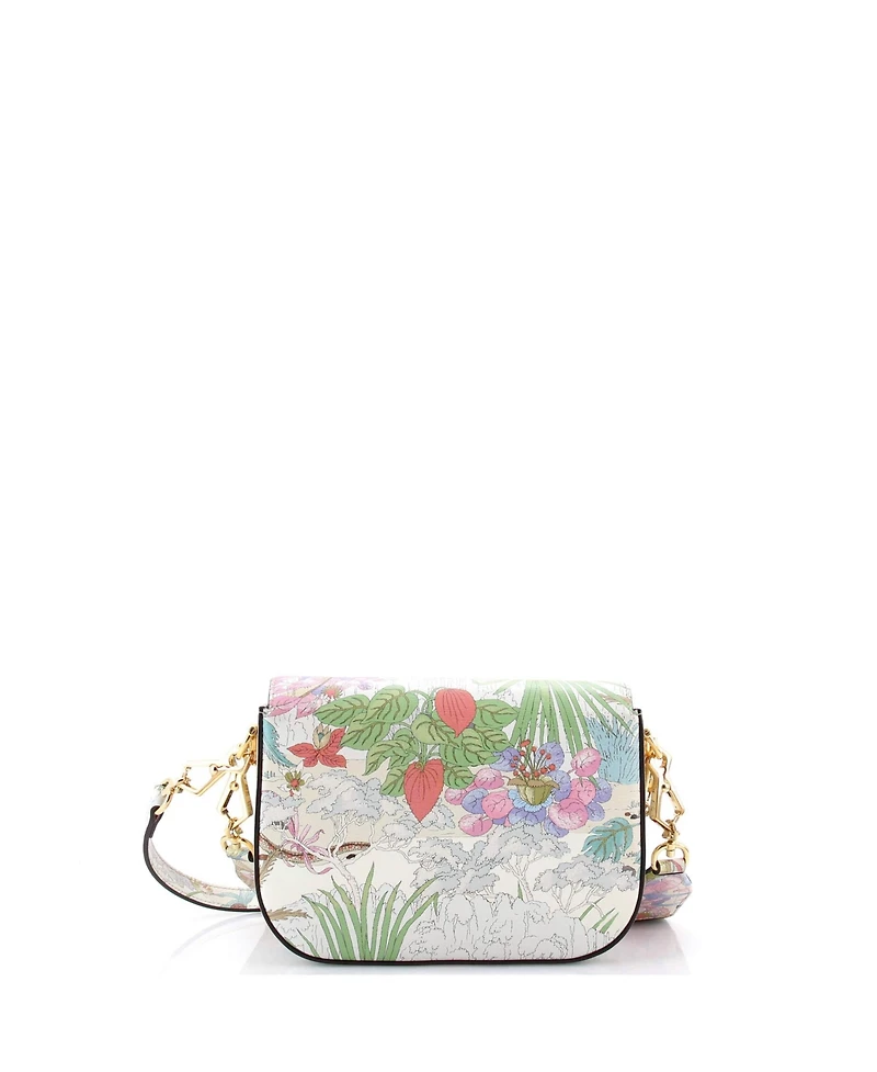 Pre-Owned Gucci Mini Horsebit 1955 Shoulder Bag Printed Leather