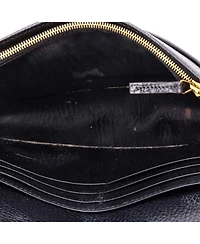 Pre-Owned Gucci Mini Petite Gg Marmont Chain Wallet Leather