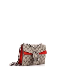 Pre-Owned Gucci Mini Dionysus Bag Gg Coated Canvas