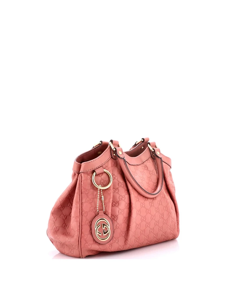 Pre-Owned Gucci Medium Sukey Tote Guccissima Leather