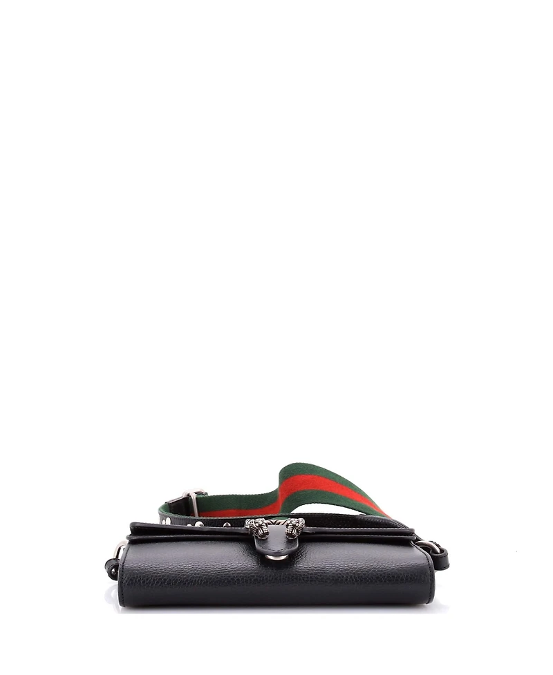 Pre-Owned Gucci Small Dionysus East-West Flap Bag Leather