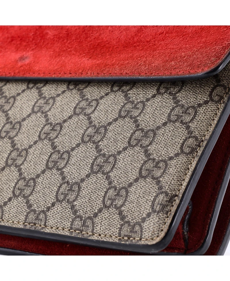 Pre-Owned Gucci Small Dionysus Bag Gg Coated Canvas