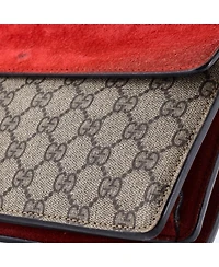 Pre-Owned Gucci Small Dionysus Bag Gg Coated Canvas