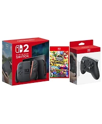 Nintendo Switch 2 Console with Super Mario Party Jamboree and Pro Controller Bundle