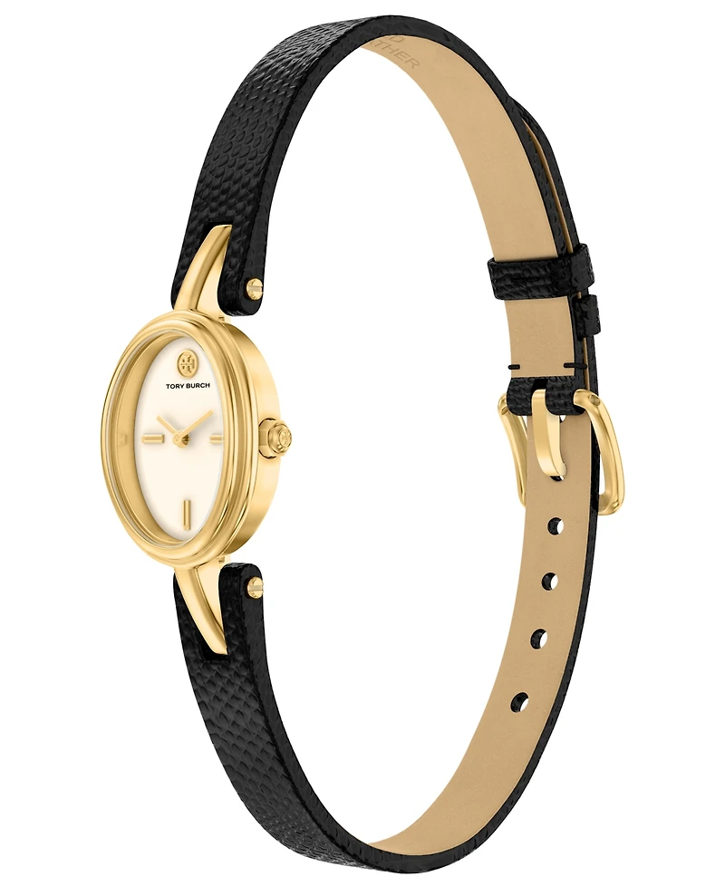 Tory Burch Women's The Oval Small Gift Set Quartz Two-Hand Gold Stainless Steel Watch, 22mm