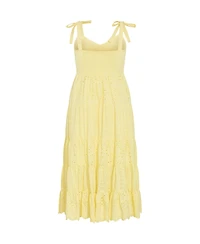 City Chic Plus Allegra Embroidered Tier Dress