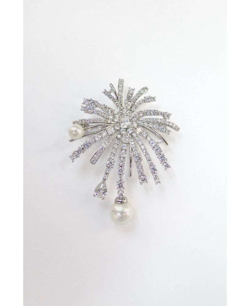 Classicharms Pave Firework Multi Way Brooch Pendant