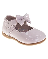 Josmo Girls' Mary Jane Dress Shoes Classic Style with Bow Detail
