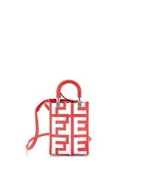 Pre-Owned Fendi Mini x Marc Jacobs Sunshine Shopper Tote Printed Leather