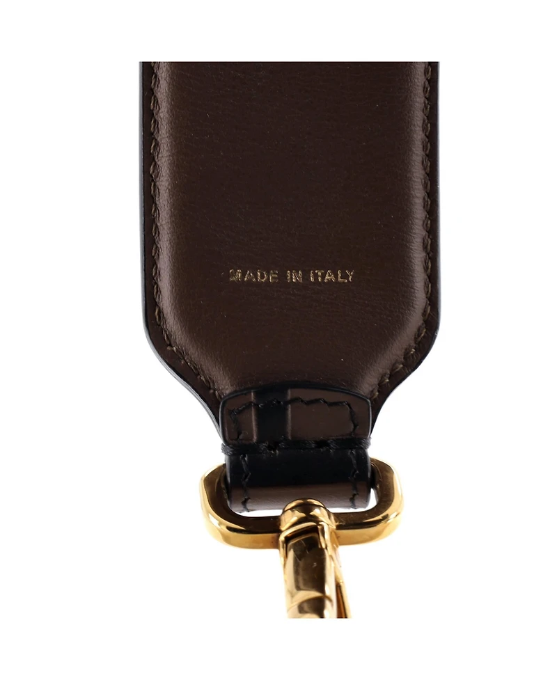 Pre-Owned Fendi Strap You Shoulder Strap Zucca Embossed Leather