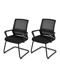Sugift Office Guest Chair with Lumbar Support for Waiting Areas