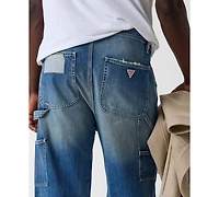 Guess Men's Relaxed-Fit Wide Leg Jeans