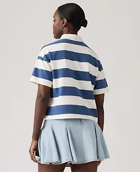 Levi's Women's Short-Sleeve Striped Polo-Shirt