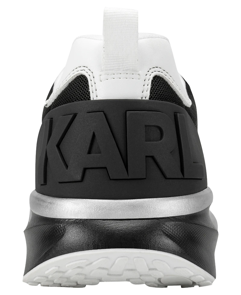 Karl Lagerfeld Men's Lace-Up Runner Logo Sneakers