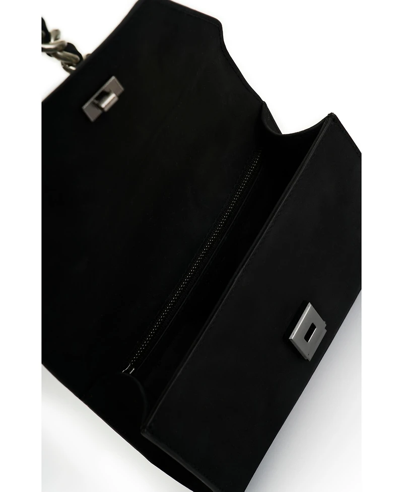 Velez Lili Two Foil Leather Crossbody Bag