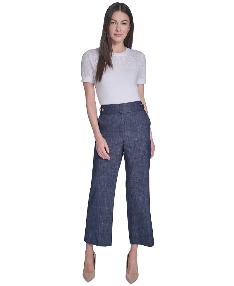 Tommy Hilfiger Women's Tabbed Waistband Pants