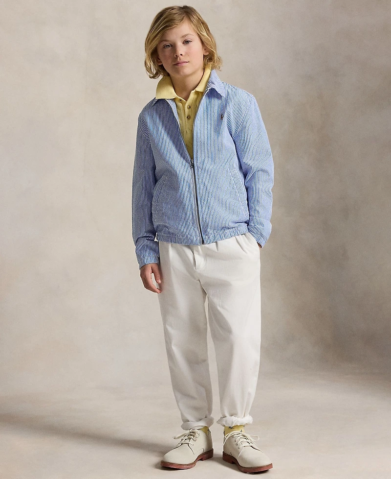 Polo Ralph Lauren Boys' 8-20 The Bayport Point-Collar Seersucker Jacket