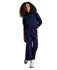 Polo Ralph Lauren Girls' 7-16 Collared Boxy Sweater