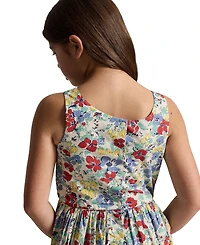 Polo Ralph Lauren Girls' 7-16 Floral Sleeveless Dress