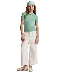 Polo Ralph Lauren Girls' 7-16 Mini-Cable Sweater