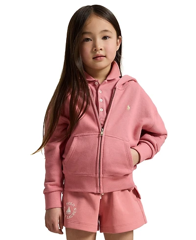 Polo Ralph Lauren Girls' 2T-6X Terry Full-Zip Hoodie