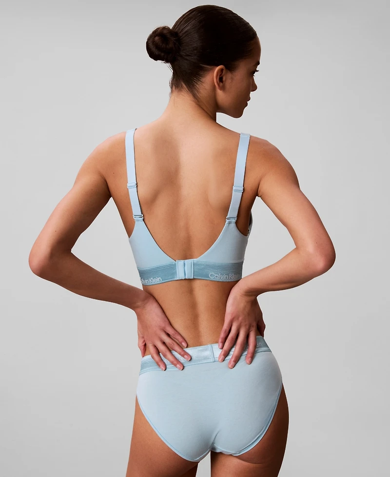 Calvin Klein Women's Icon Metallic Molded Cups Bralette