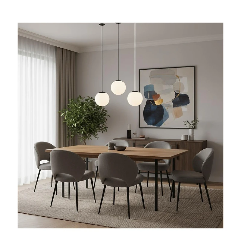 Busdays 10-inch Diameter Etched Glass Globe Integrated Led Pendant