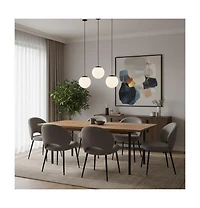 Busdays 10-inch Diameter Etched Glass Globe Integrated Led Pendant