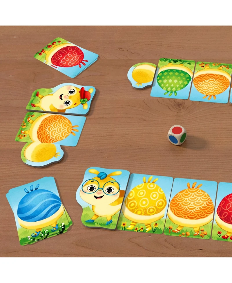 Haba Little Rainbow Caterpillar Mini Game of Colors and Patterns Ages 3