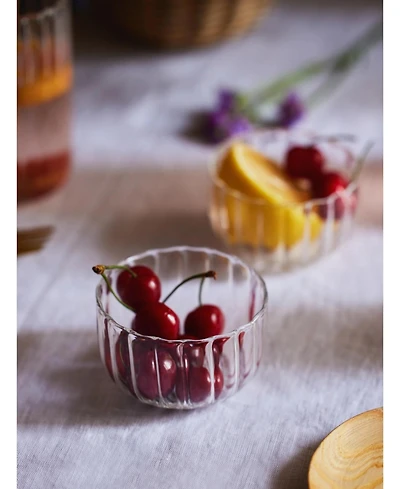 Fleck Fleck, S/2 Kira Borosilicate Glass Bowl