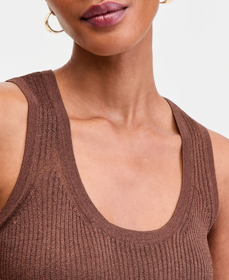 I.n.c. International Concepts Women's Scoop-Neck Sweater Tank, Macy's Exclusive