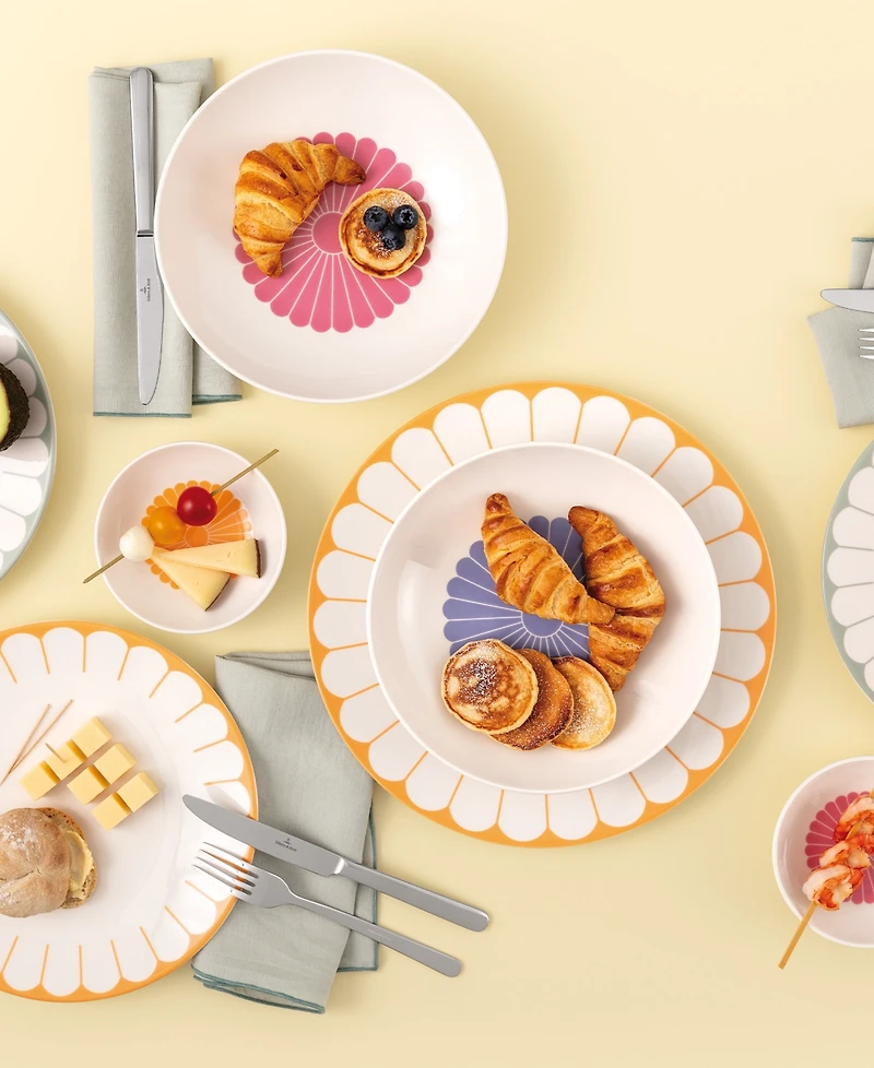 Villeroy & Boch Fleur 6" Coffee Cup Saucer