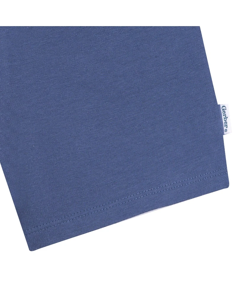 Gerber Toddler Boys Collared Shirt and Short Set, 2-Piece