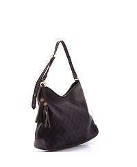 Pre-Owned Gucci Medium Marrakech Hobo Gg Canvas