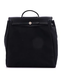 Pre-Owned HERMES Gm Herbag Toile and Leather