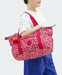 Kipling Art Medium Travel Tote Handbag