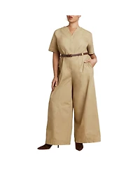 Eloquii Women's Plus Wide Leg Jumpsuit