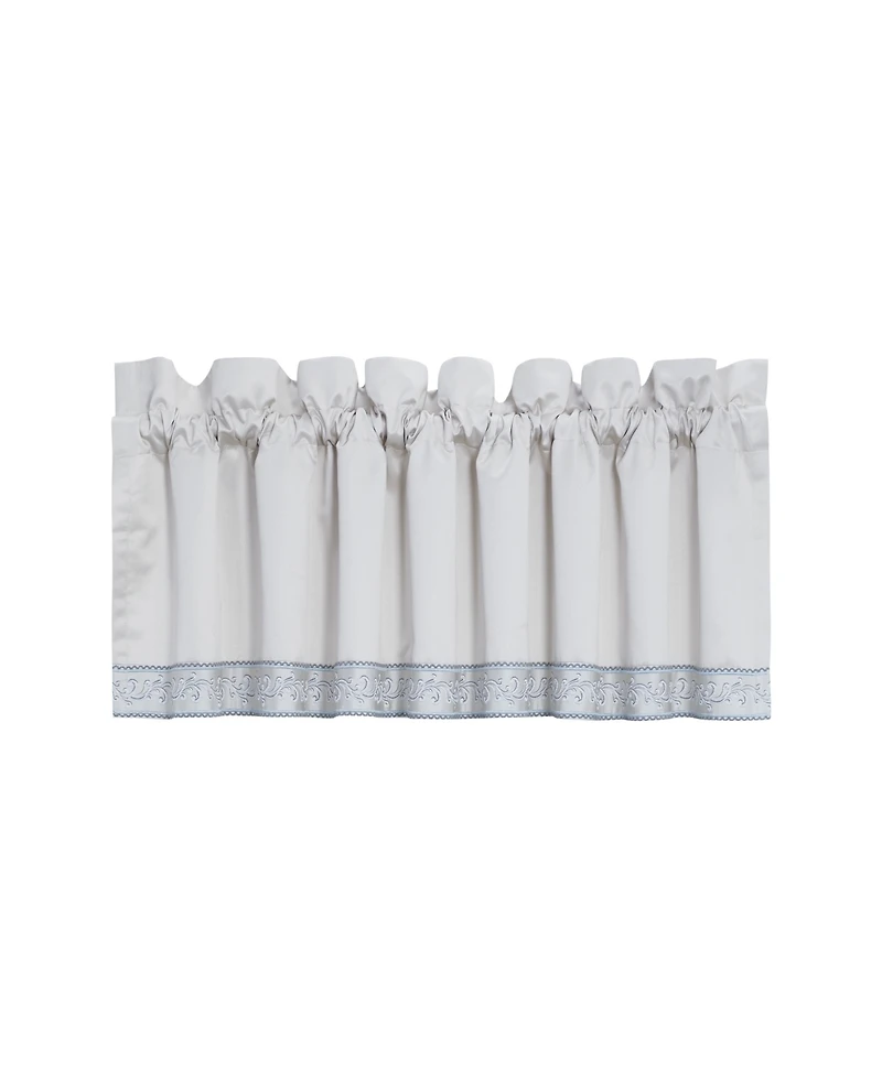 J Queen New York Boulevard Window Straight Valance, 18" x 88"