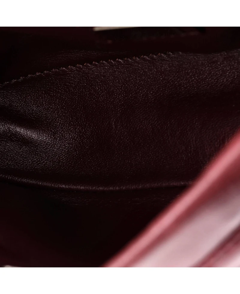 Pre-Owned Fendi Mini Peekaboo Bag Leather