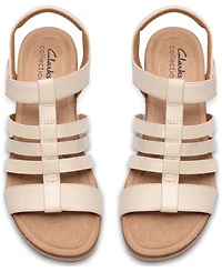 Clarks Women's Kacha Step Round Toe Sandals
