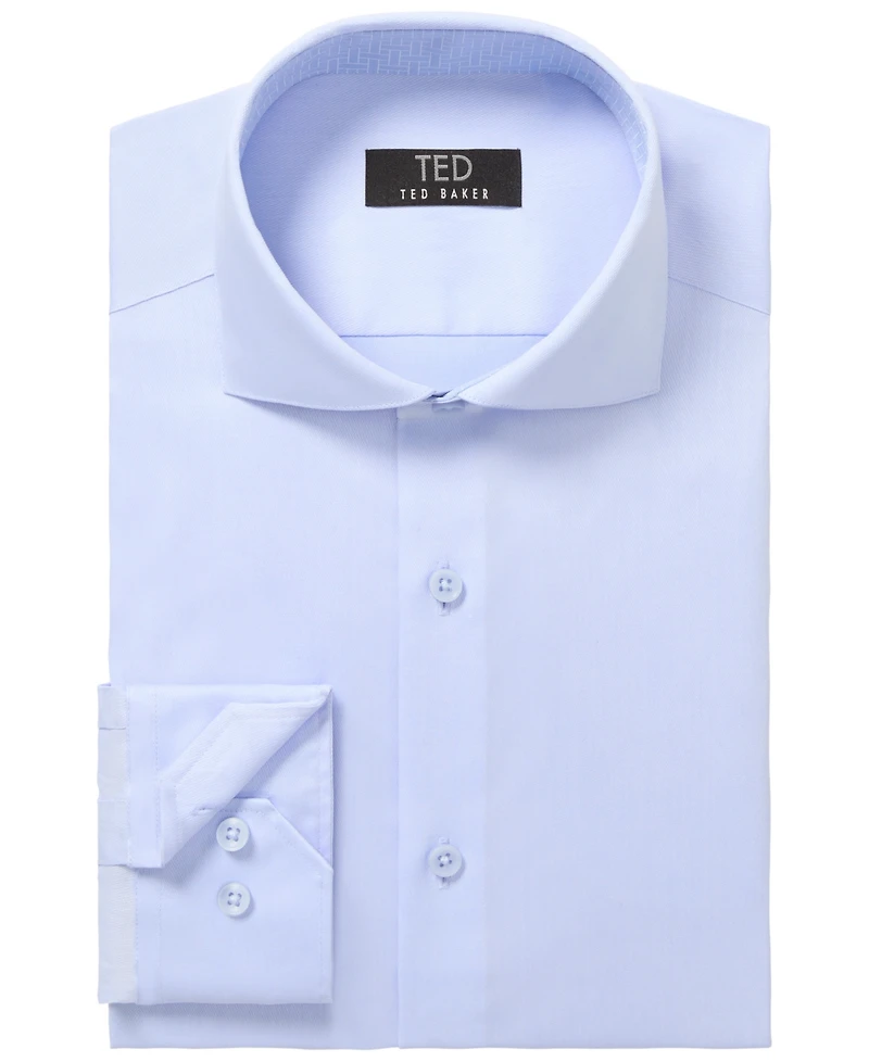 Ted Baker Men's Spread Collar Slim Fit Dress Shirt